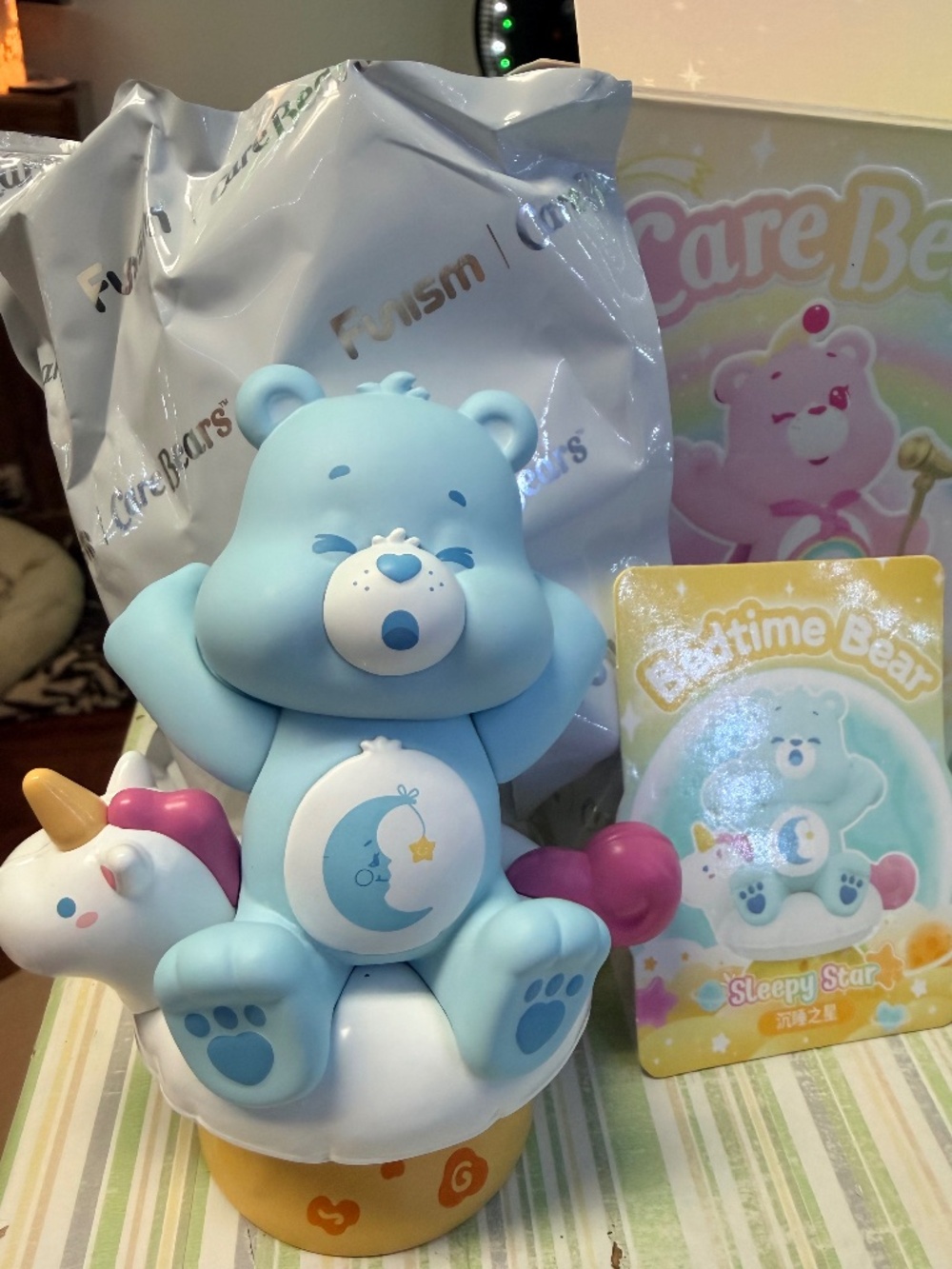 Funism x Care Bears Planet of Joy Series – Bedtime Bear (Sleepy Star) Vinyl Figu